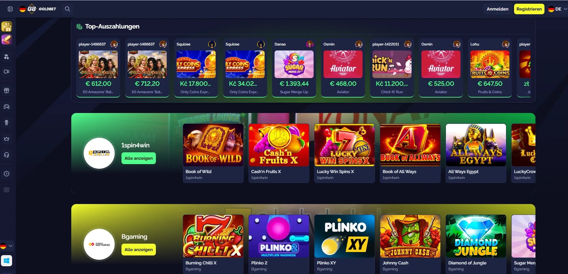 Goldbet Casino Anbieter